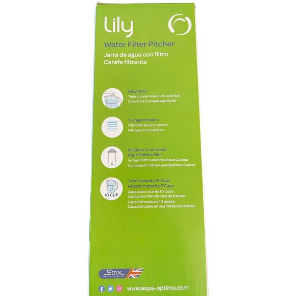 Aqua Optima NEW Water Filter Pitcher with 1 Universal Filter - LARGE - Picture 6 of 7